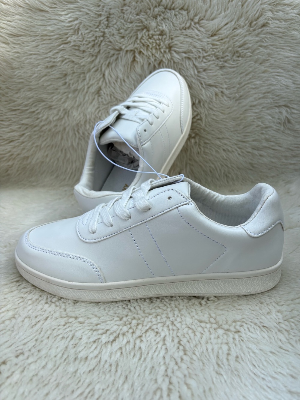 NWT Soft-Brushed Faux-Suede Sneakers